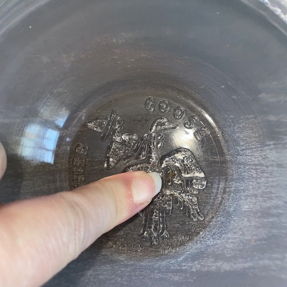 Tiara Mother Goose Pink Glass Bowl Vintage Three Blind Mice‎ Collectible - Picture 5 of 6